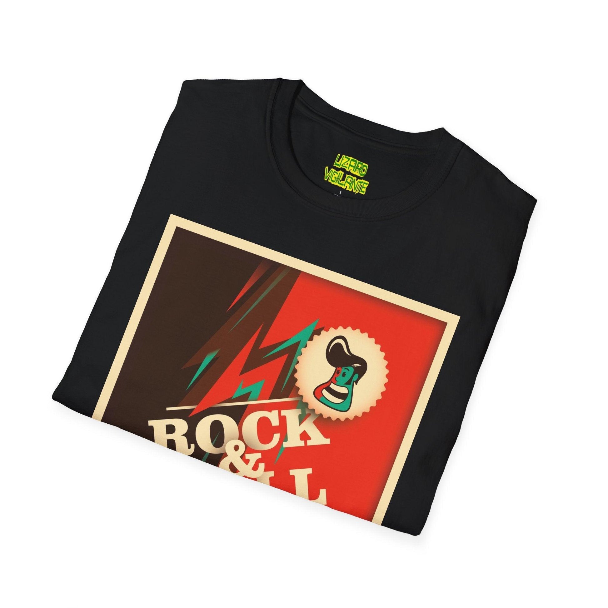 Rock & Roll Pomp Unisex Softstyle T-Shirt - Lizard Vigilante