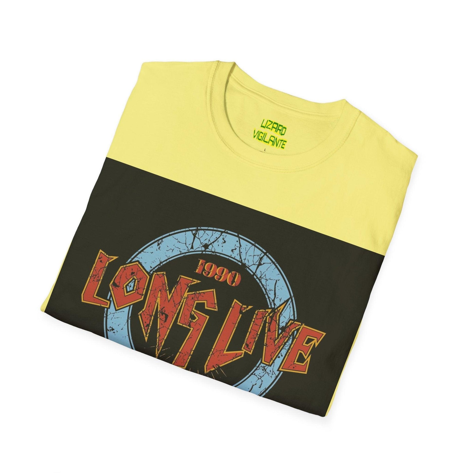 Long Live Rock And Roll Unisex Softstyle T-Shirt - Lizard Vigilante