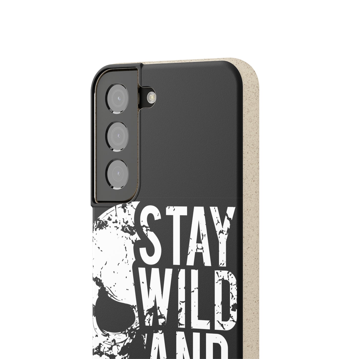 Stay Wild And Free Skull Biodegradable Cases - Lizard Vigilante