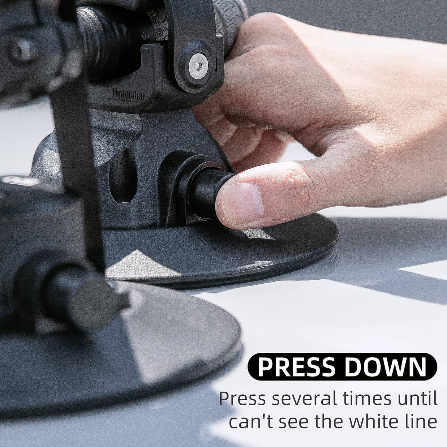 ROCKBROS Inverted Suction Cup Bike Rack Secure Mount for 1 Bike No Removal Needed