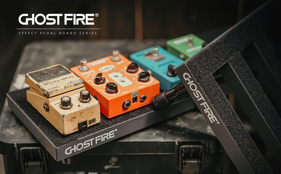 Ghost Fire Portable Pedalboard | Lightweight and Durable - Premium guitar pedalboard from Lizard Vigilante - Just $119.99! Shop now at Lizard Vigilante