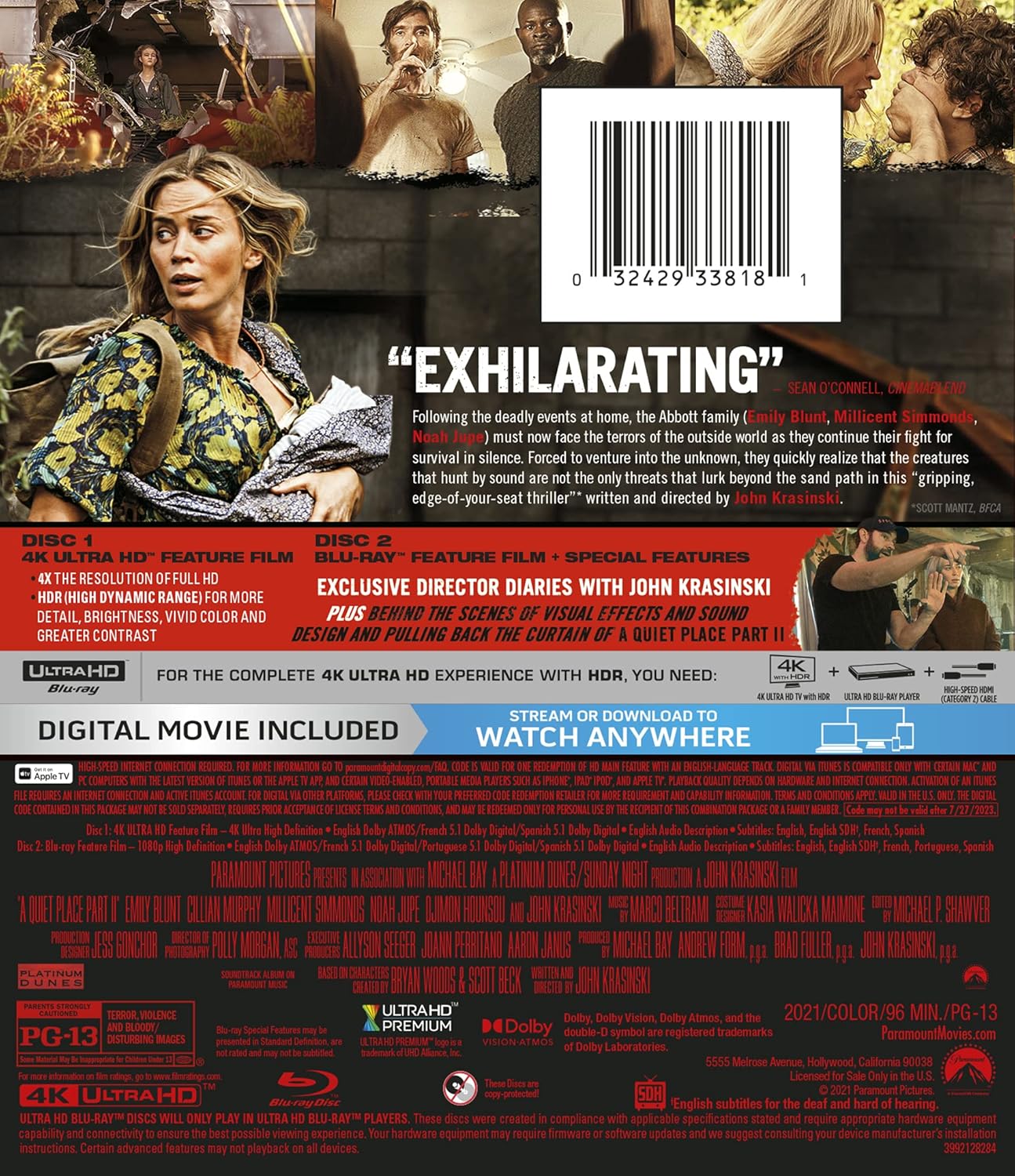 A Quiet Place Part II [4K UHD]