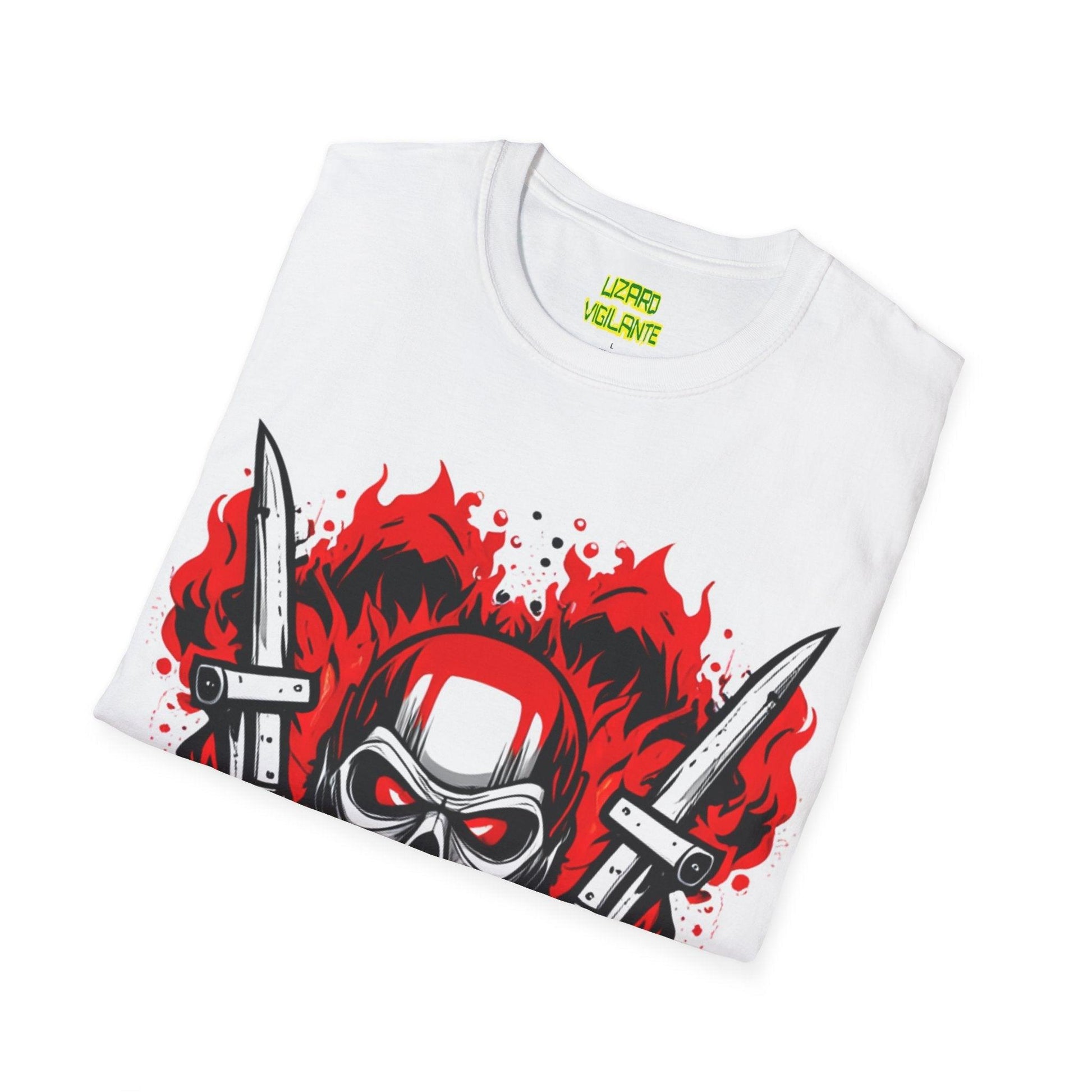 Skulled Unisex Softstyle T-Shirt - Lizard Vigilante