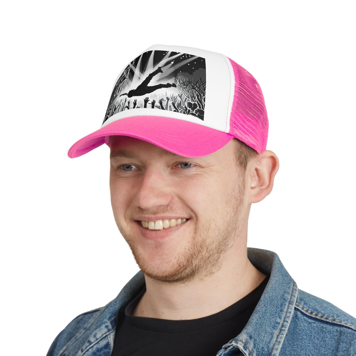 GET UP Crowd Surfing Metal Concert Mesh Cap - Lizard Vigilante