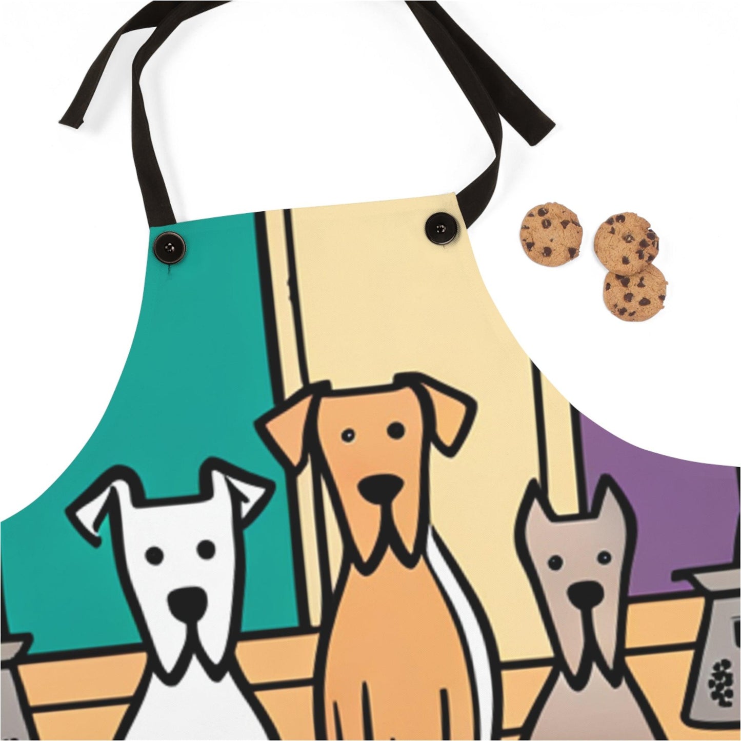 Illustrated Dog Act Apron - Premium Accessories from Printify - Just $36.99! Shop now at Lizard Vigilante