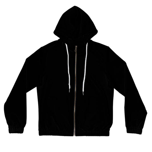 Black Women’s Full-Zip Hoodie - Lizard Vigilante