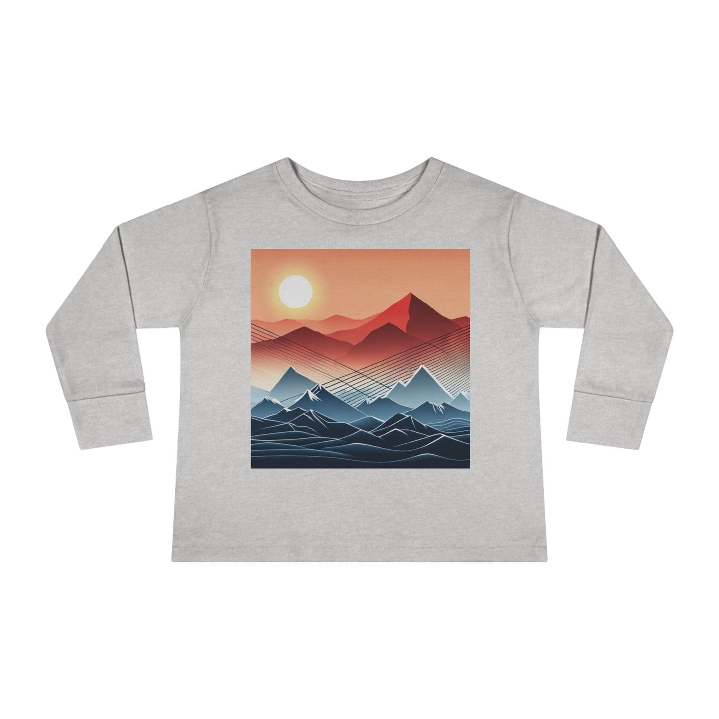 Desert Mountain Toddler Long Sleeve Tee - Lizard Vigilante