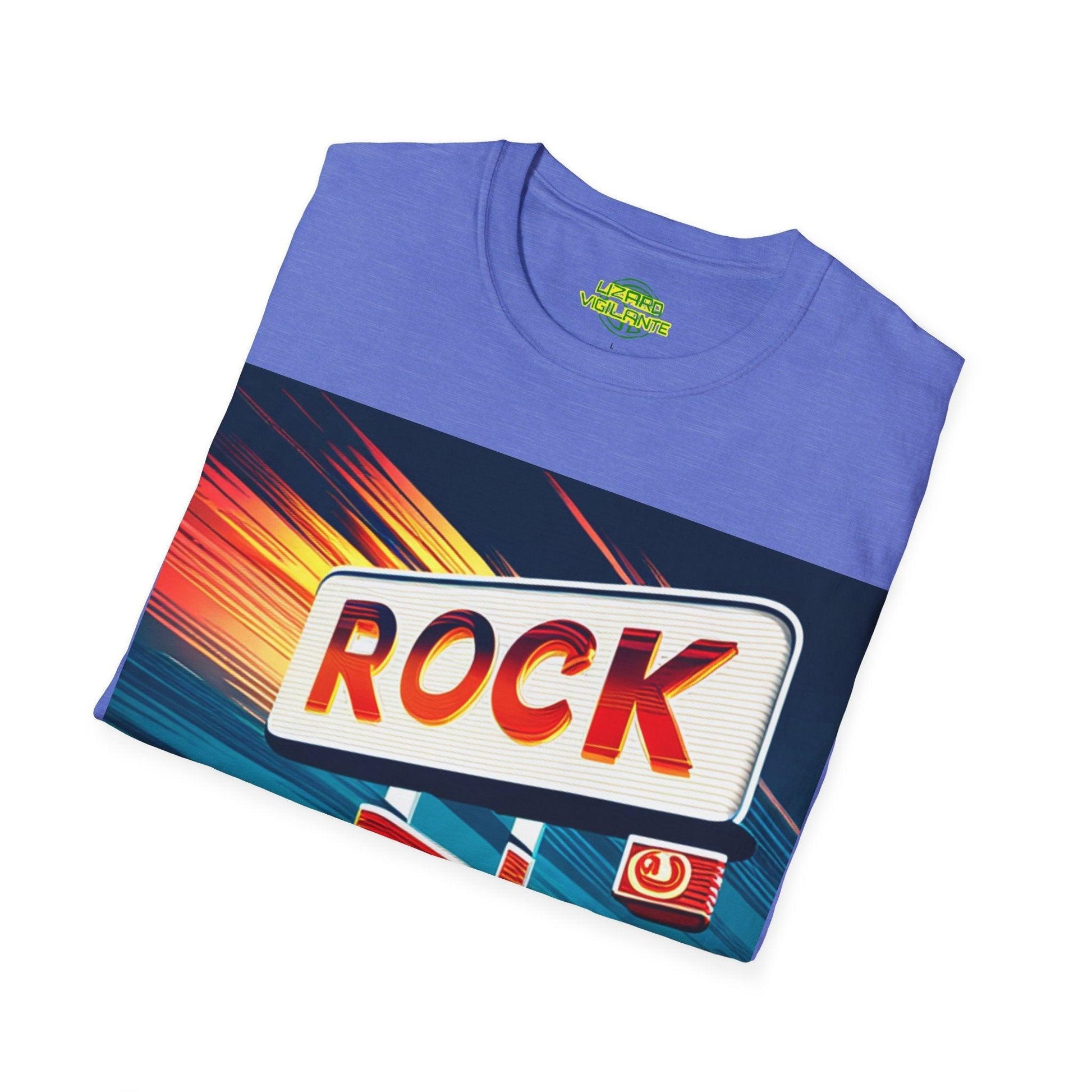 Rock Station Unisex Softstyle T-Shirt - Lizard Vigilante