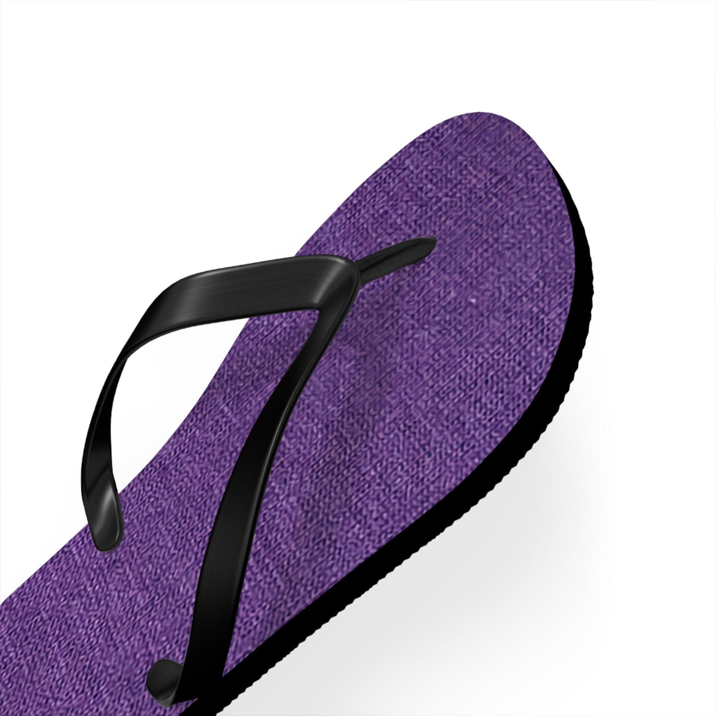 Faux Purple Silk Flip Flops - Lizard Vigilante