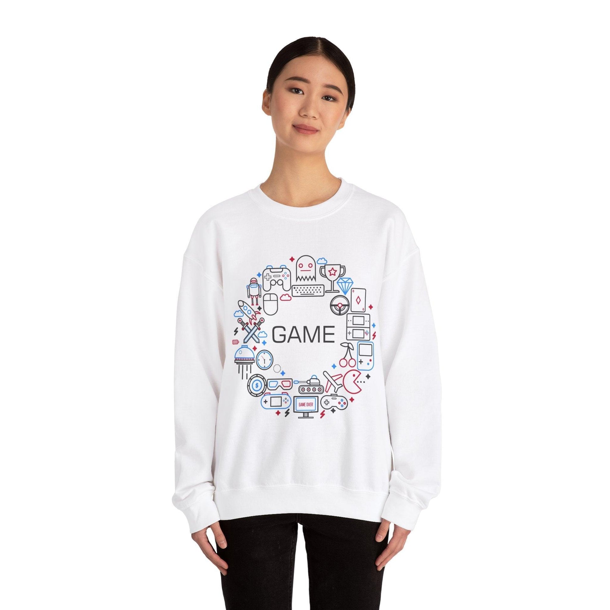 Video Game Unisex Heavy Blend™ Crewneck Sweatshirt - Lizard Vigilante