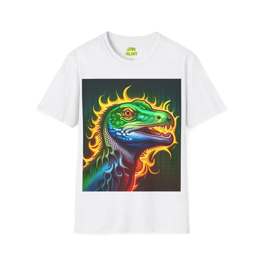 Fire Lizard Unisex Softstyle T-Shirt - Lizard Vigilante