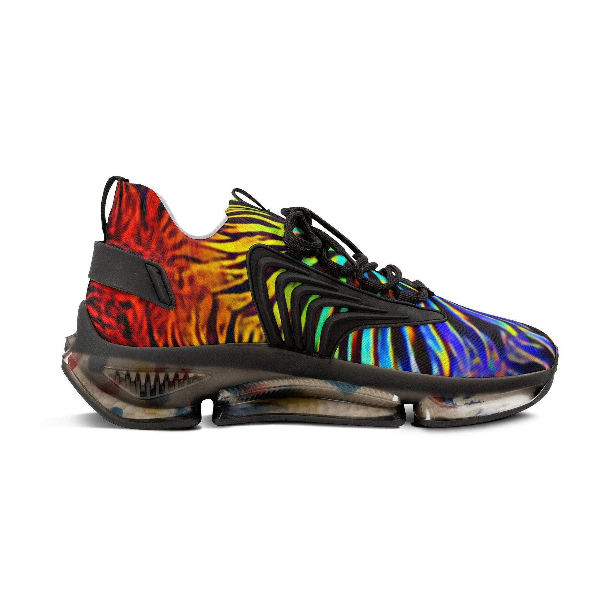 Tie Dyed Men's Mesh Sneakers - Lizard Vigilante