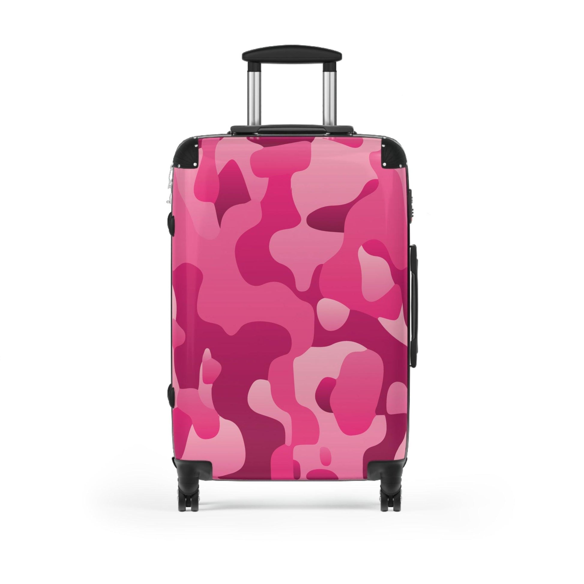 Pink Camouflage Suitcase - Lizard Vigilante