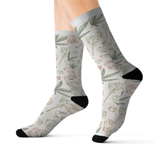 Retro Weed Socks