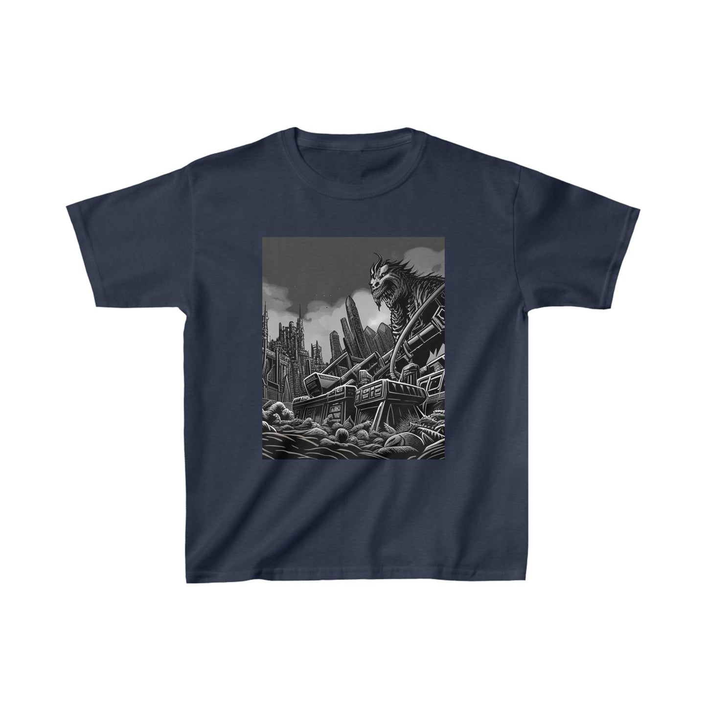 Monst Kids Heavy Cotton™ Tee - Lizard Vigilante