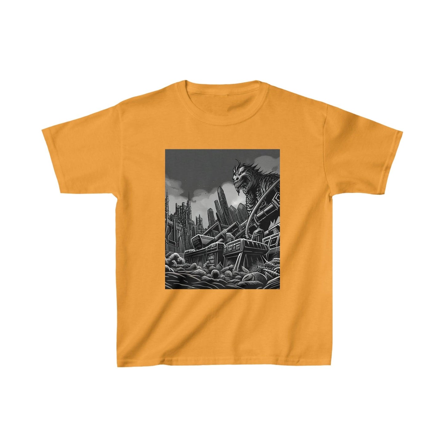 Monst Kids Heavy Cotton™ Tee - Lizard Vigilante