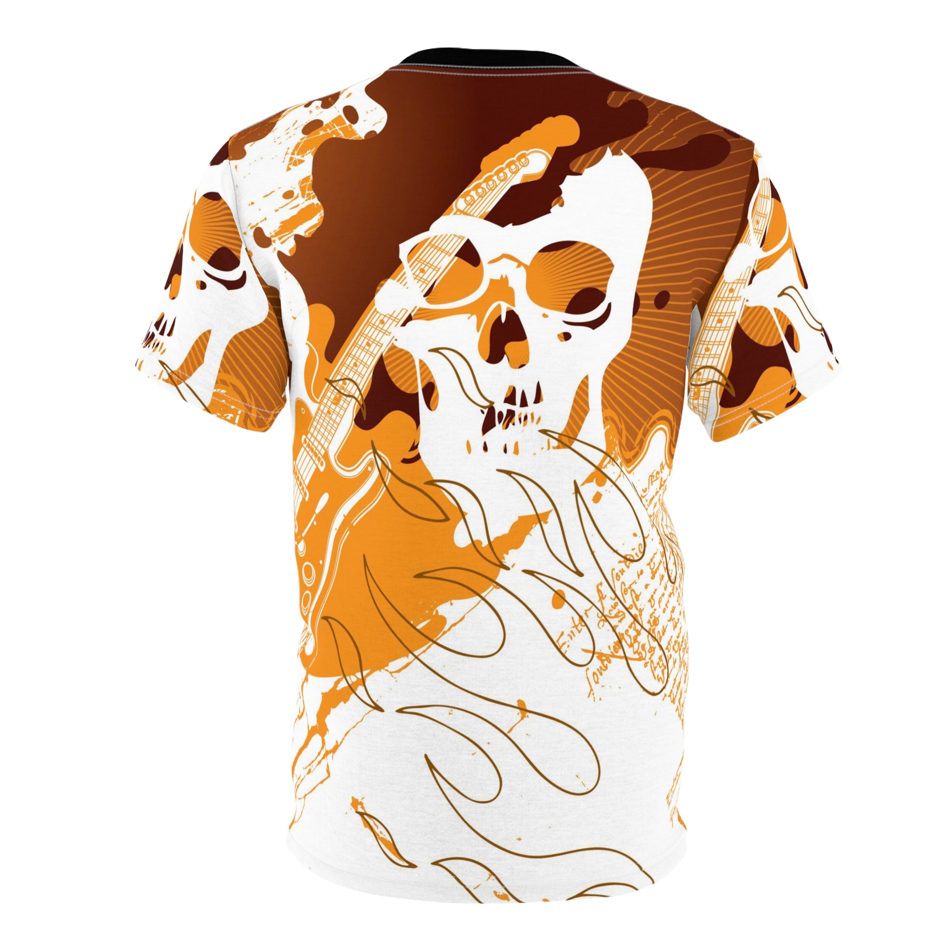 Guitar Skull Graphic Unisex Tee Shirt - Lizard Vigilante