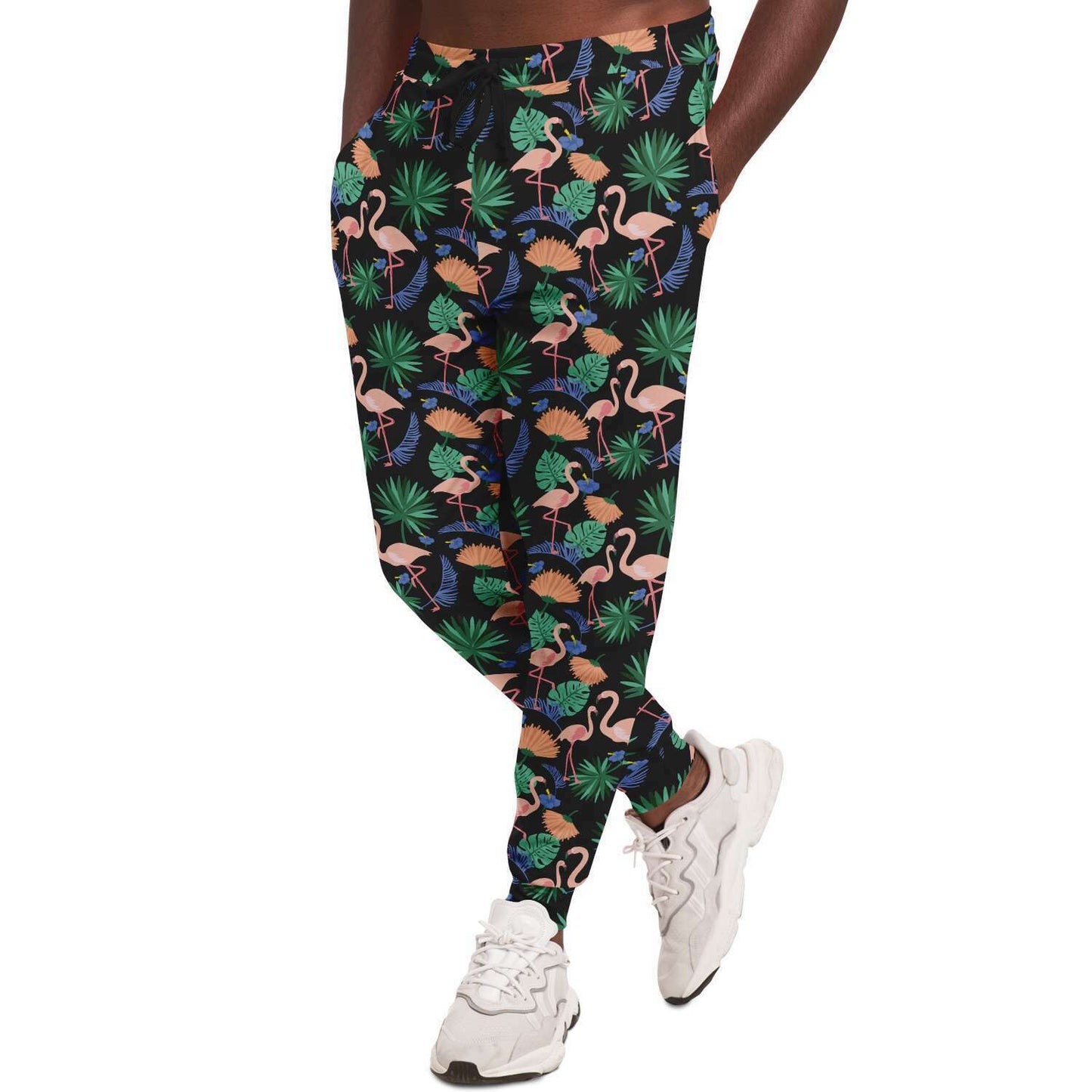 Flamingo Exotic Floral Joggers