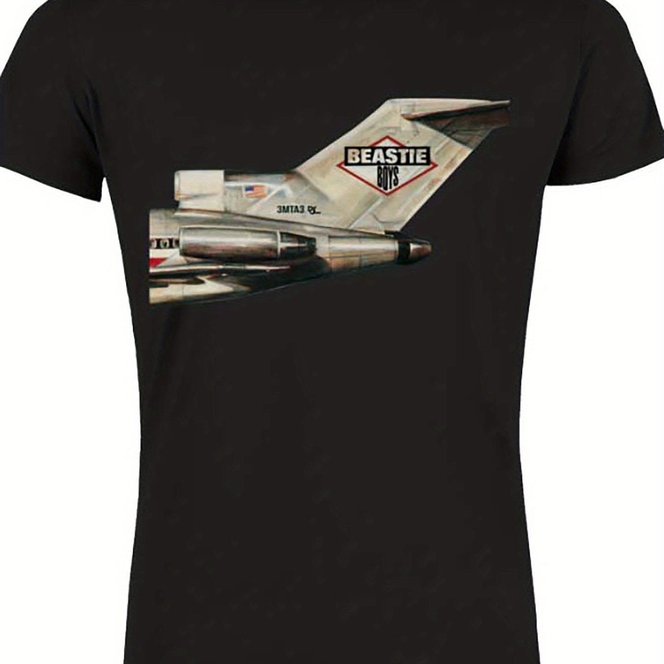 Beastie Boys "License to Ill" Graphic T-Shirt – Men’s Short Sleeve Casual Black Tee - Premium T-Shirt from Lizard Vigilante - Just $26.99! Shop now at Lizard Vigilante