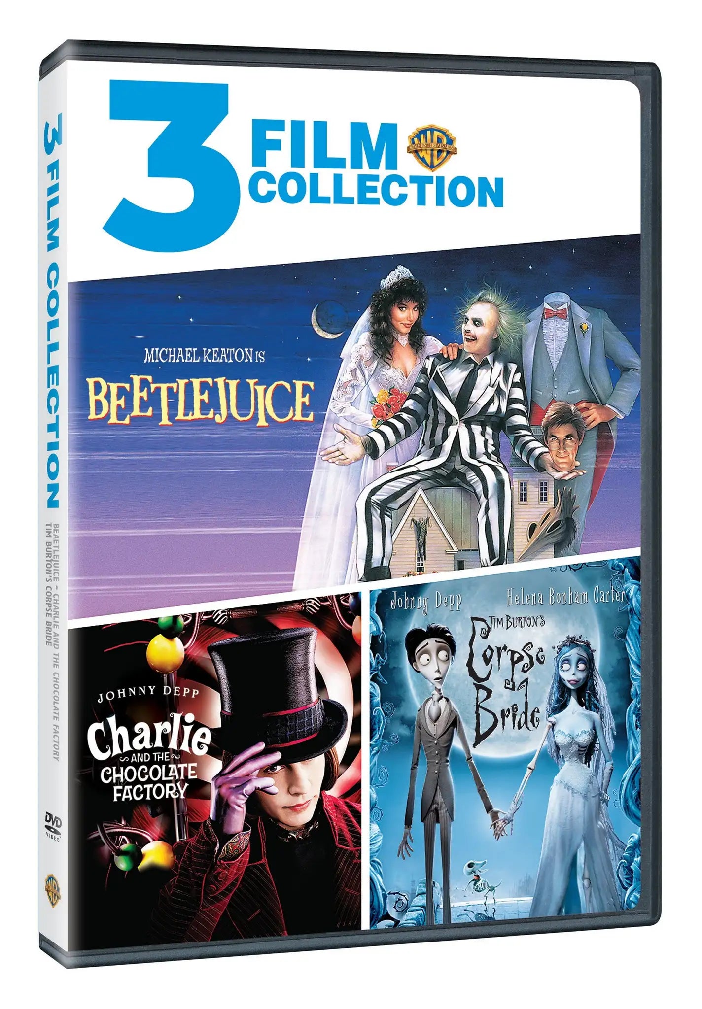 3 Film Collection: Beetlejuice / Charlie & Chocolate / Corpse Bride (D