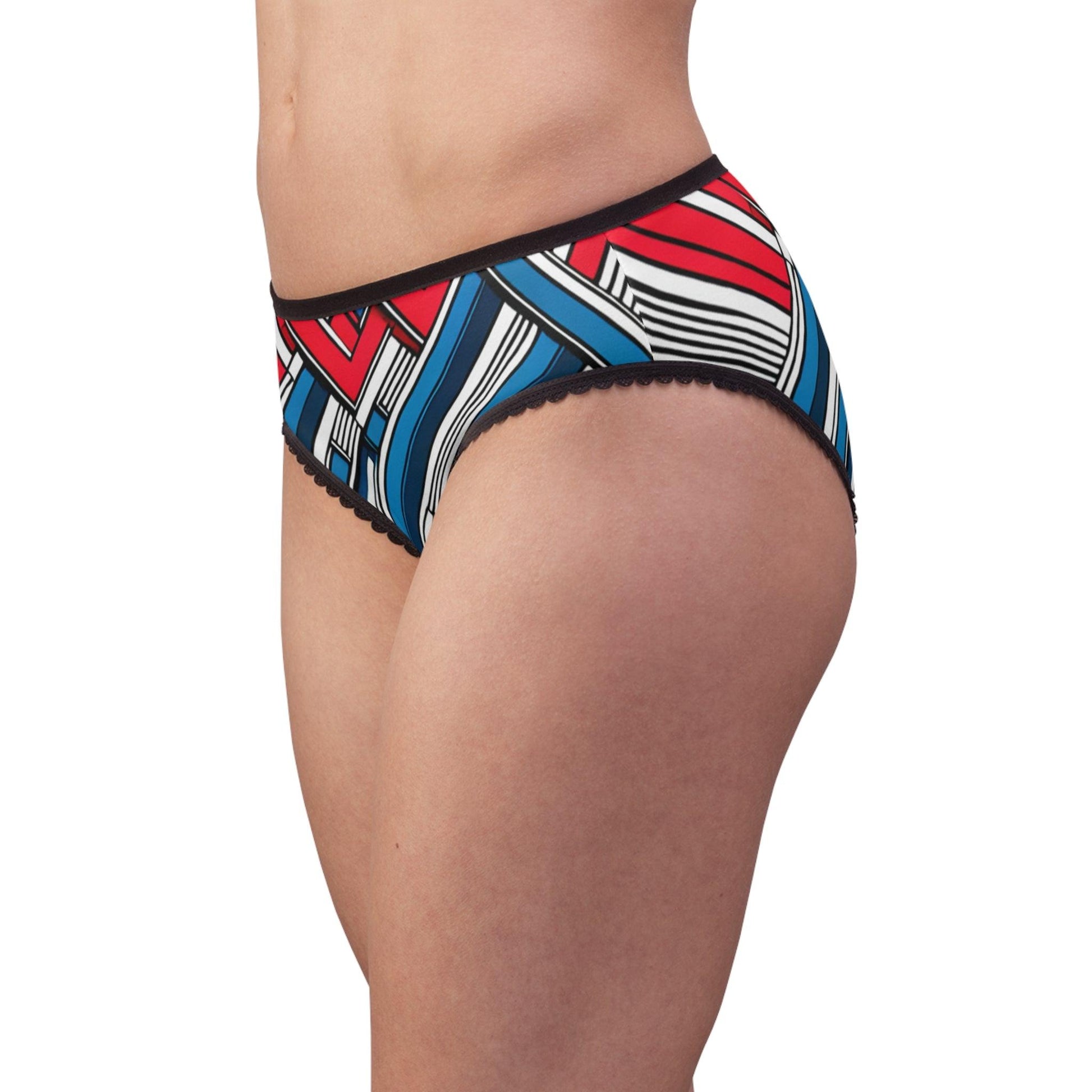 Geometric Patriot Women's Briefs - Lizard Vigilante