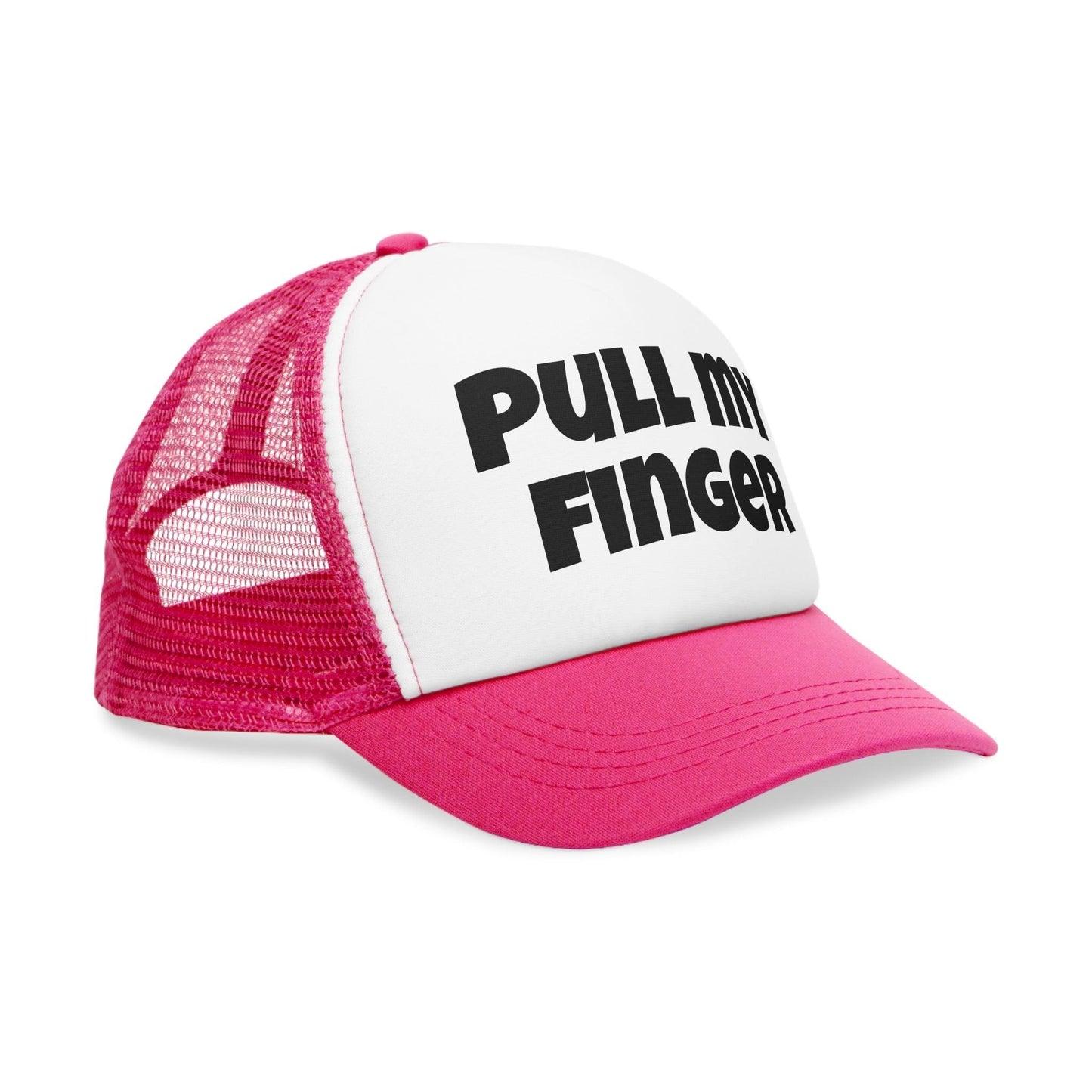 PULL MY FINGER Mesh Cap - Lizard Vigilante