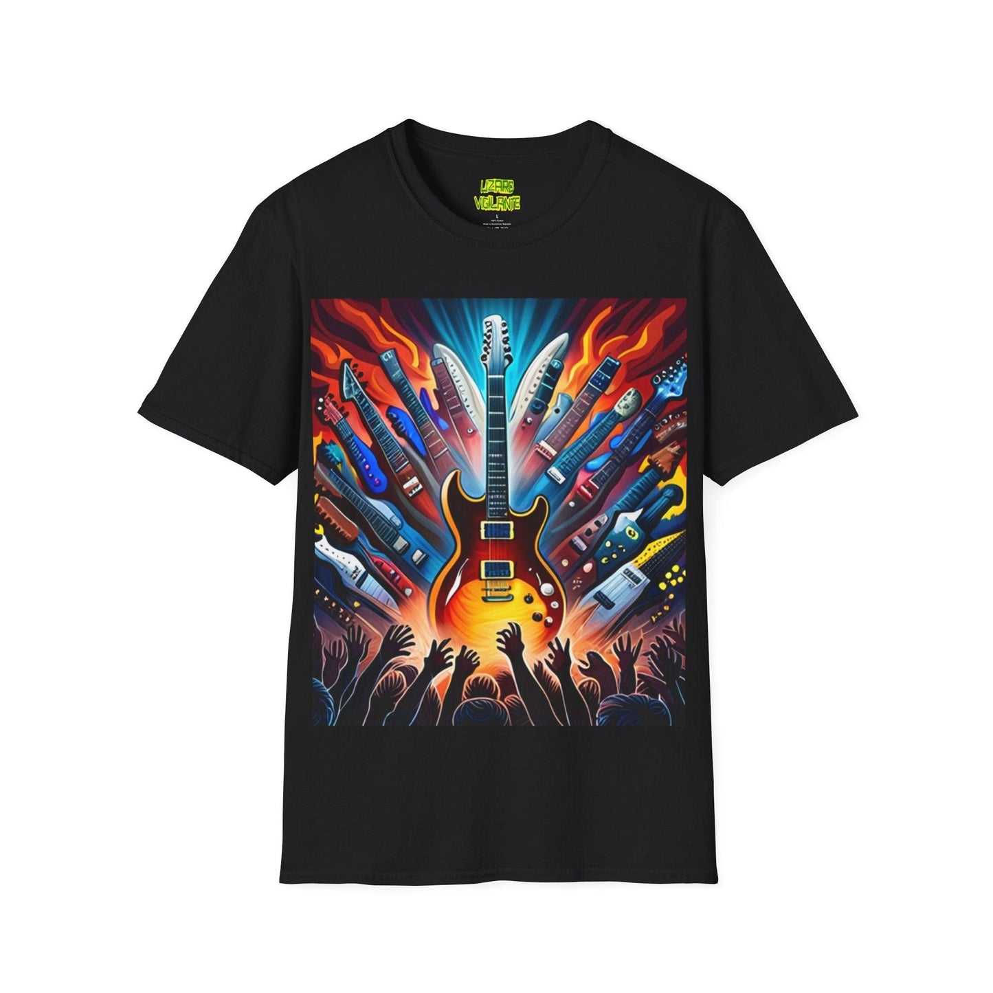 Electric Heroes Unisex Softstyle T-Shirt - Lizard Vigilante