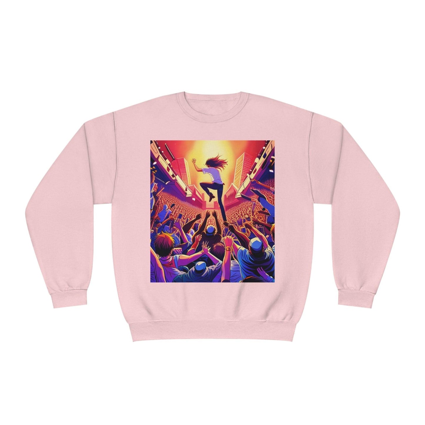 Metal Anime Unisex NuBlend® Crewneck Sweatshirt - Lizard Vigilante