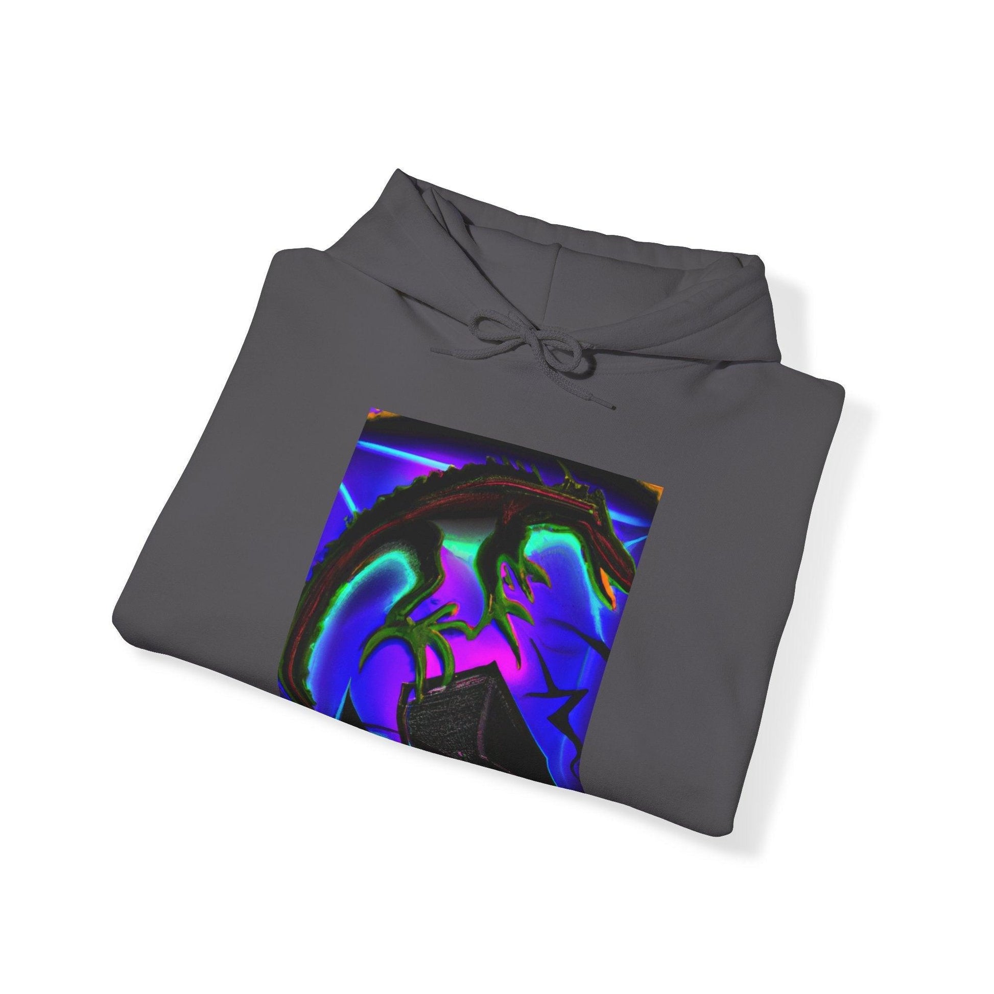 Lizard Vigilante Shock Unisex Heavy Blend™ Hooded Sweatshirt - Lizard Vigilante