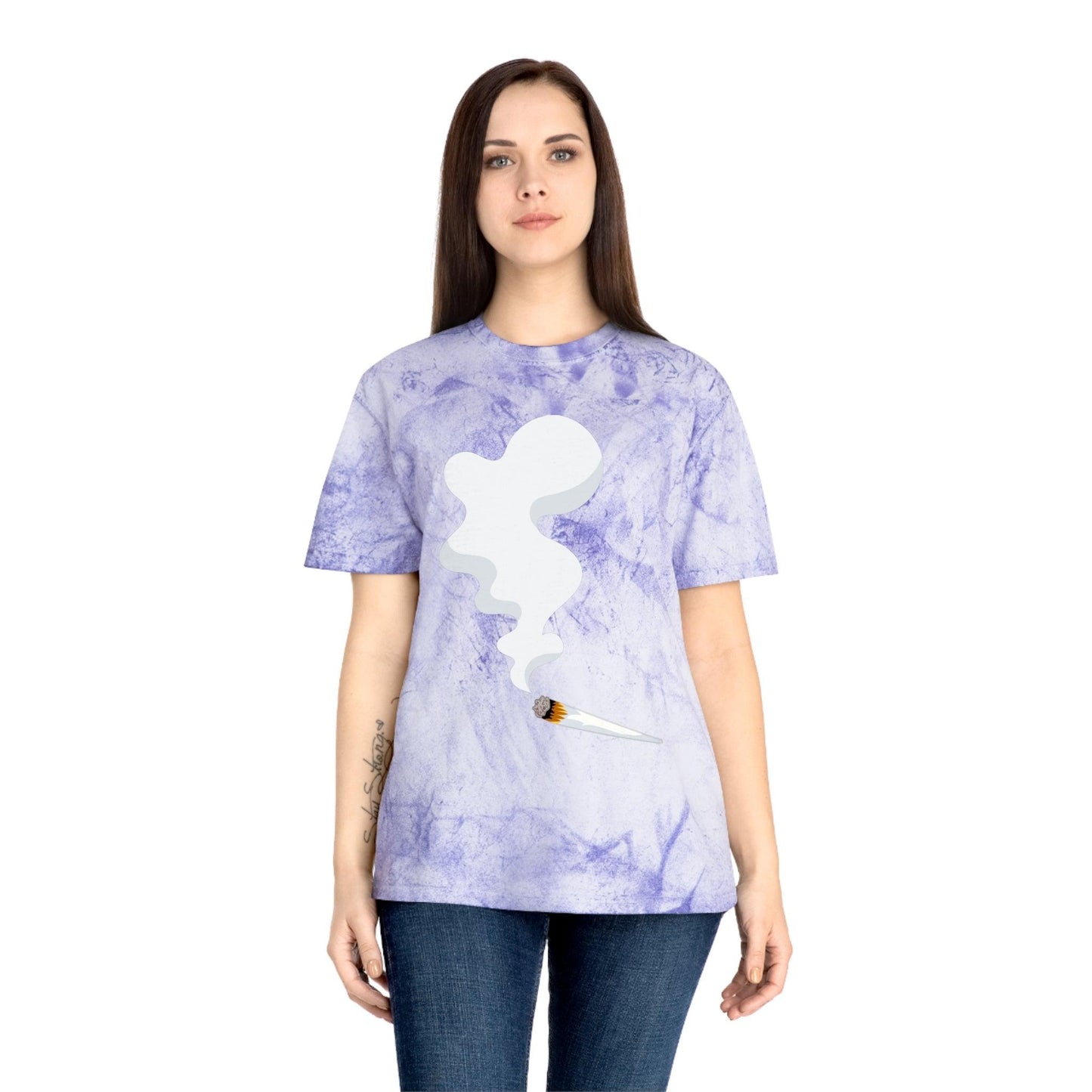 Half Toked Unisex Color Blast T-Shirt - Lizard Vigilante