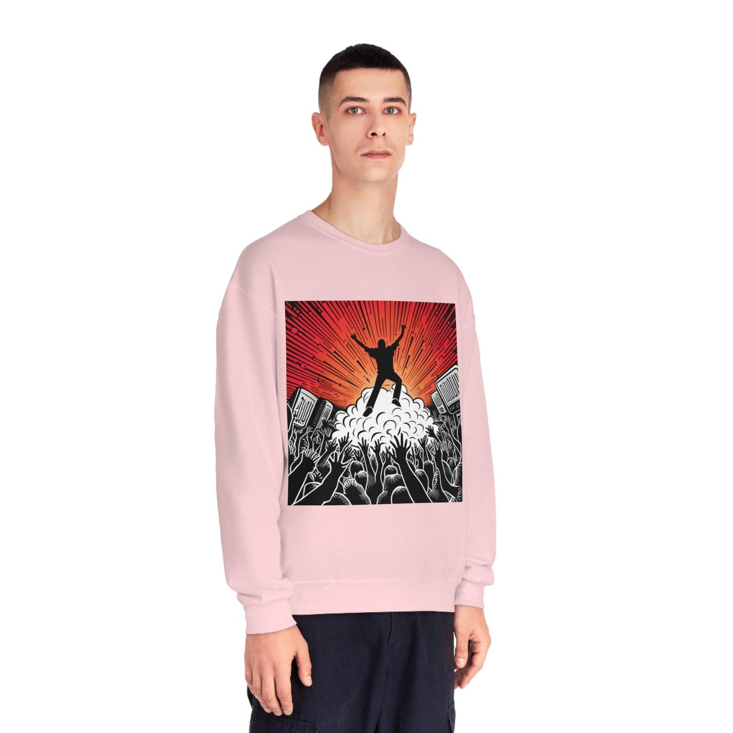 Metal Concert Unisex NuBlend® Crewneck Sweatshirt - Lizard Vigilante