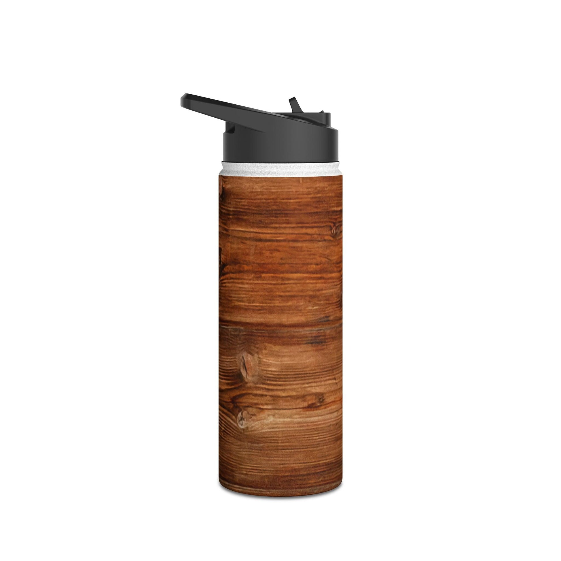 Wood-Maker Stainless Steel Water Bottle, Standard Lid - Lizard Vigilante