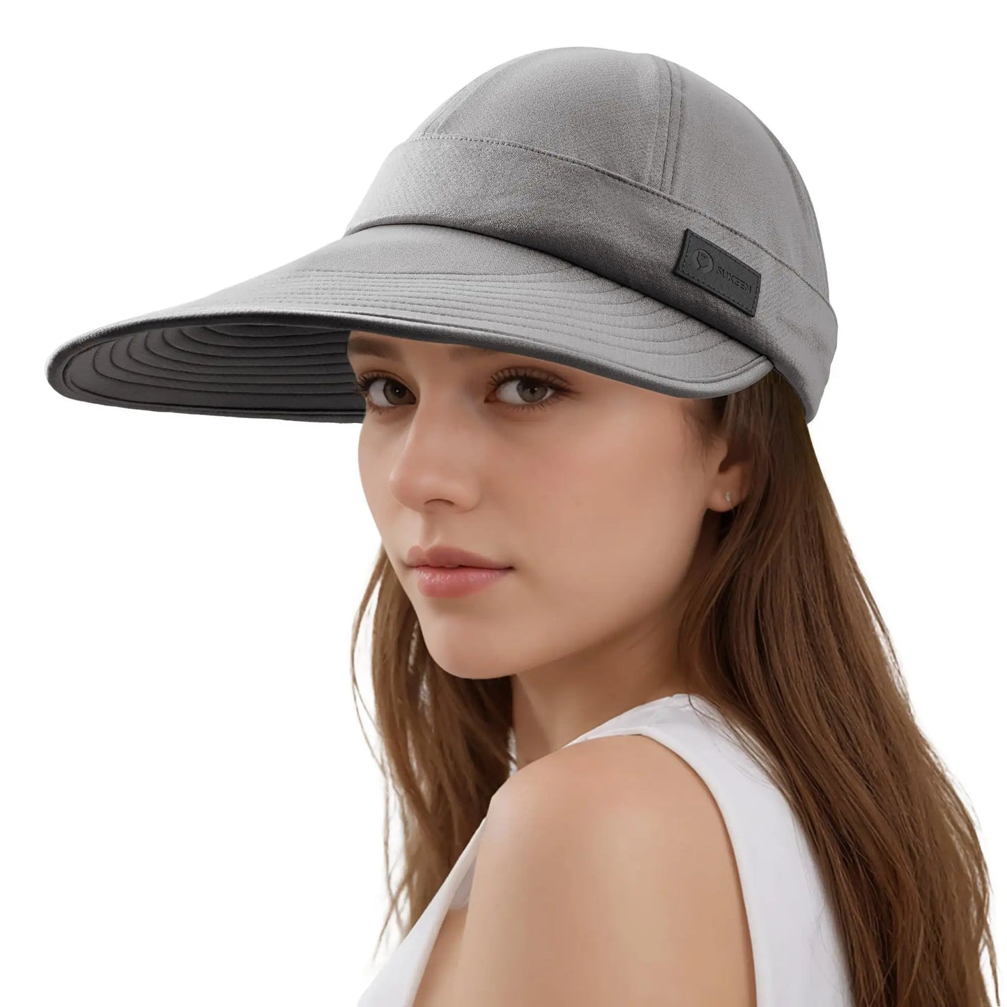 Sukeen Cooling Visor Cap For Women&Men, 2 In 1 Zip-Off Sun Hat With UV Protection For Outdoor Sports Golf Travel Tennis Beach