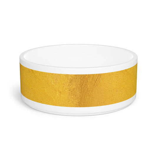 Faux Gold Cloth Pet Bowl - Lizard Vigilante