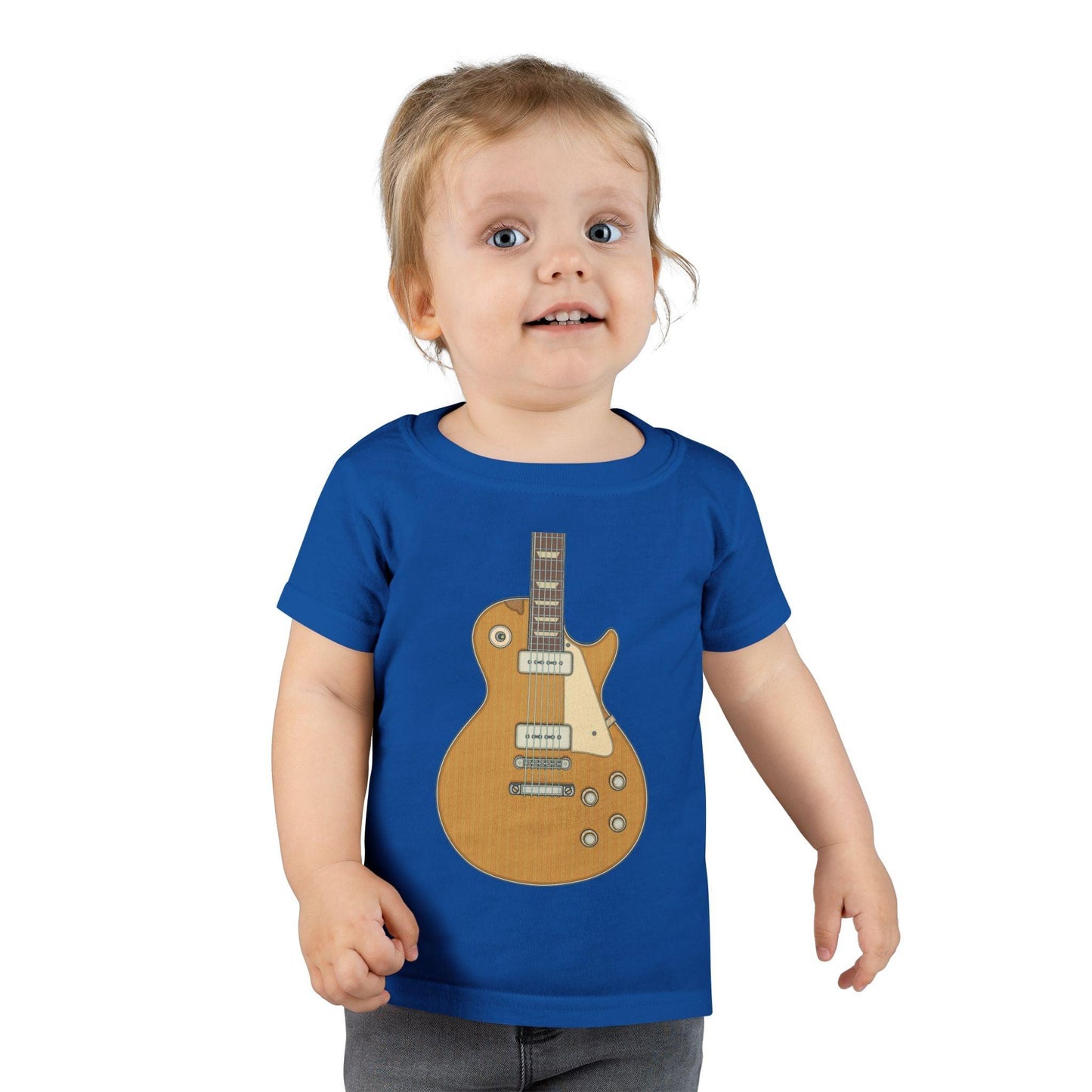 LP Electric Guitar Toddler T-shirt 2T-6T - Premium Kids clothes from Printify - Just $24.79! Shop now at Lizard Vigilante