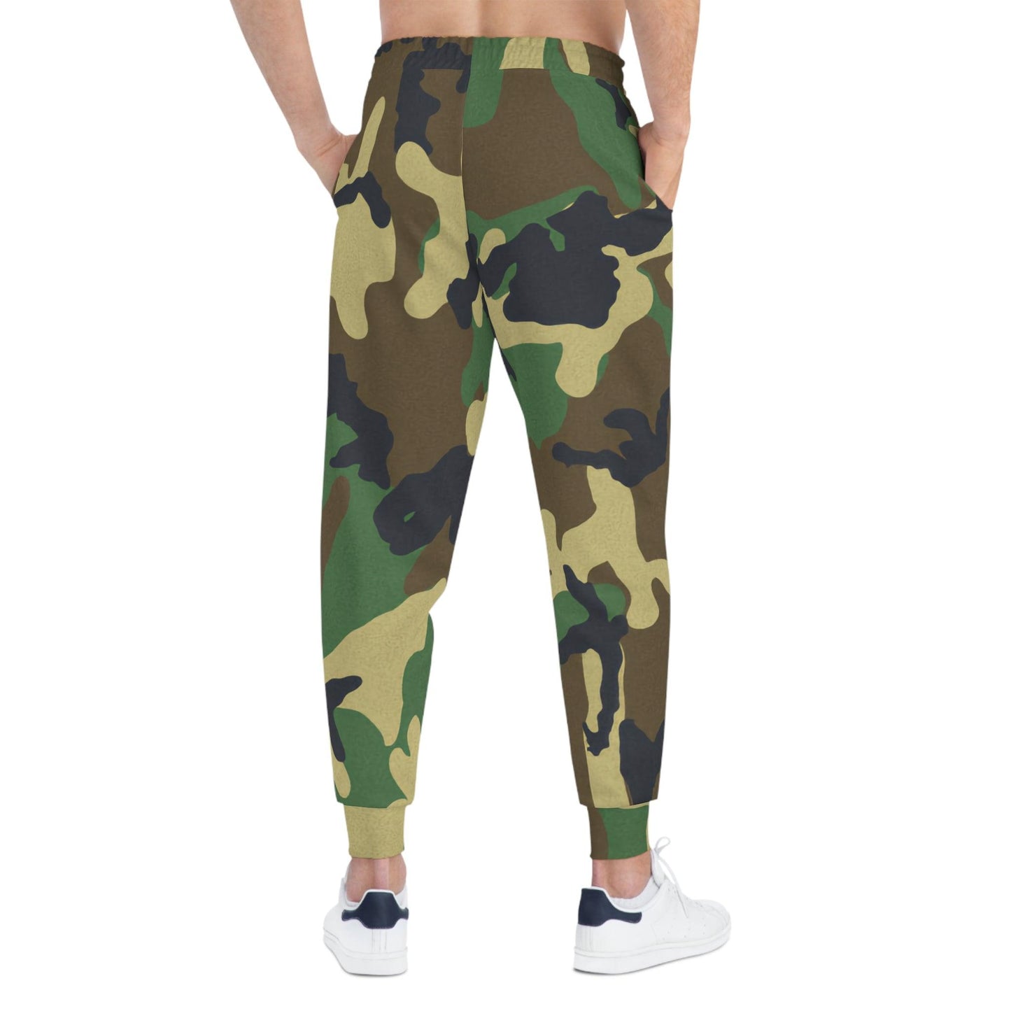 Green Camouflage Athletic Joggers - Lizard Vigilante