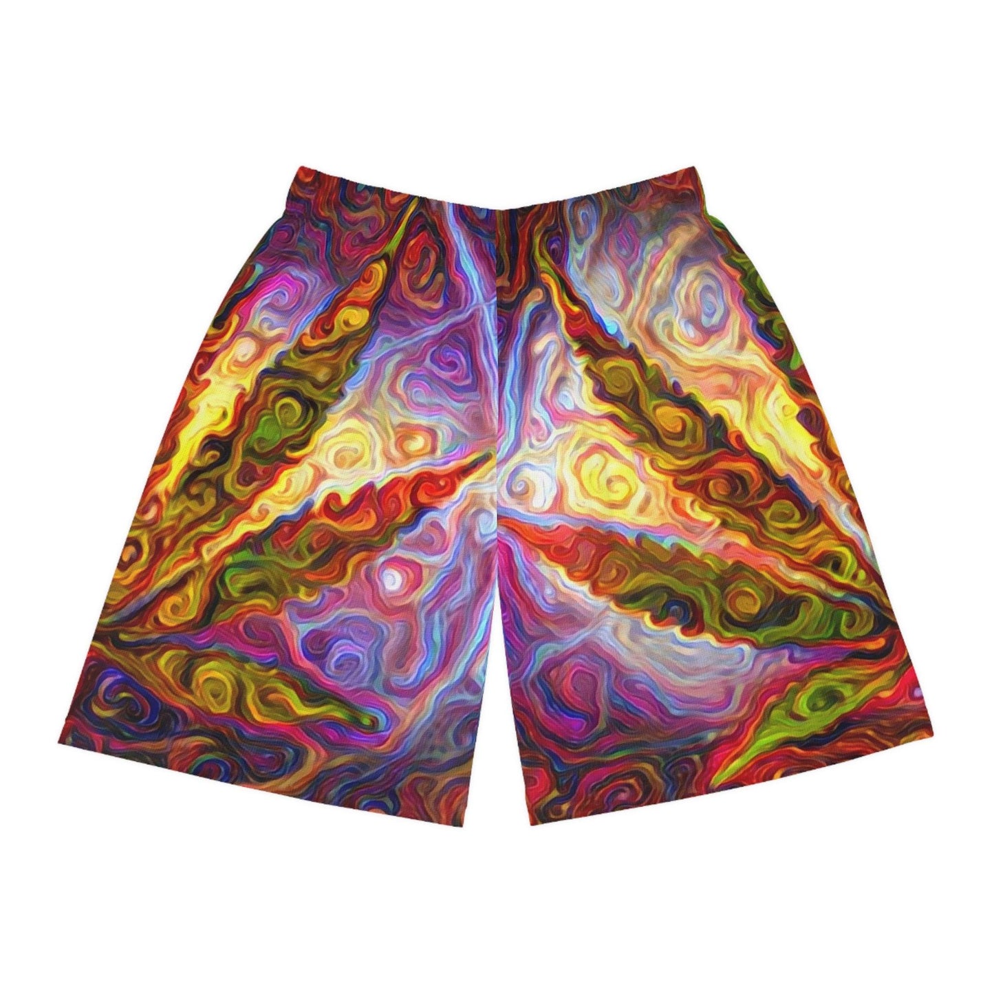 Pot Leaf Basketball Shorts - Lizard Vigilante