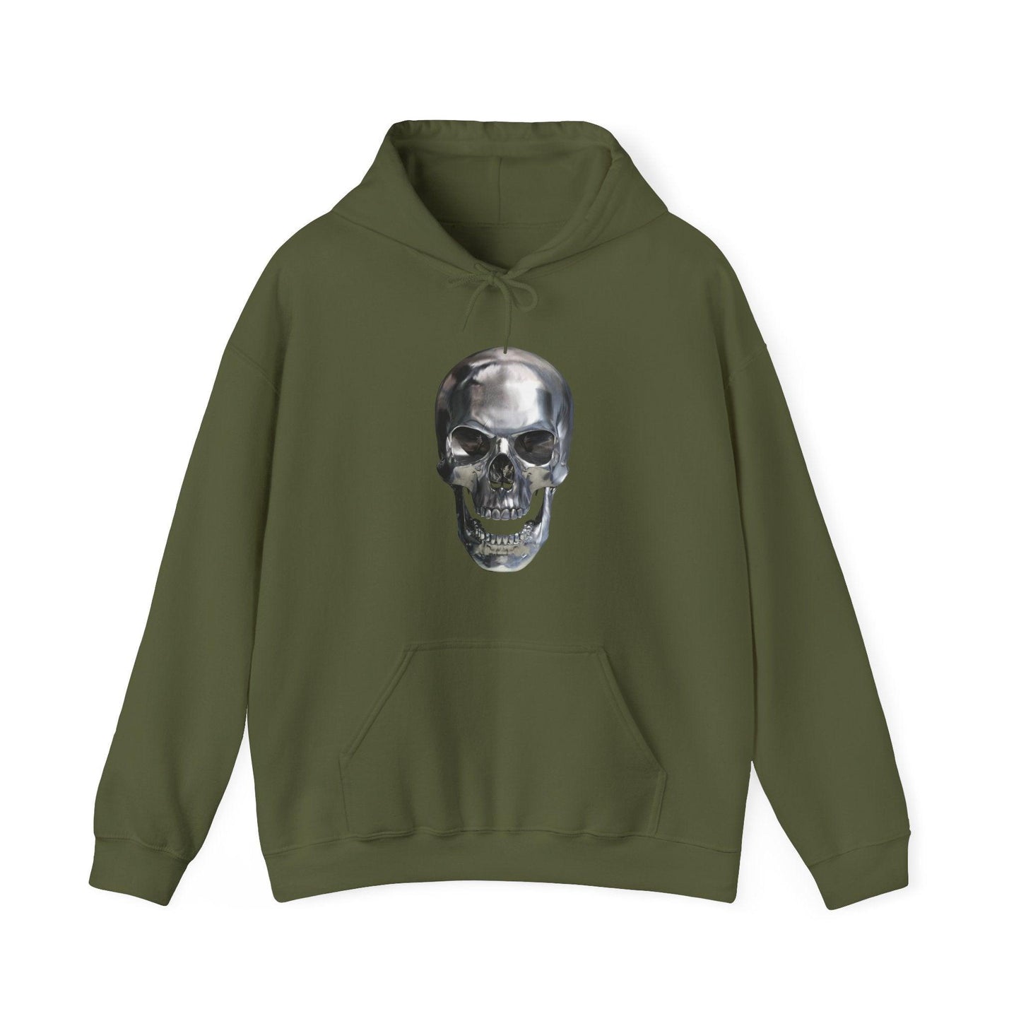 Shining Skull Unisex Heavy Blend™ Hooded Sweatshirt - Lizard Vigilante