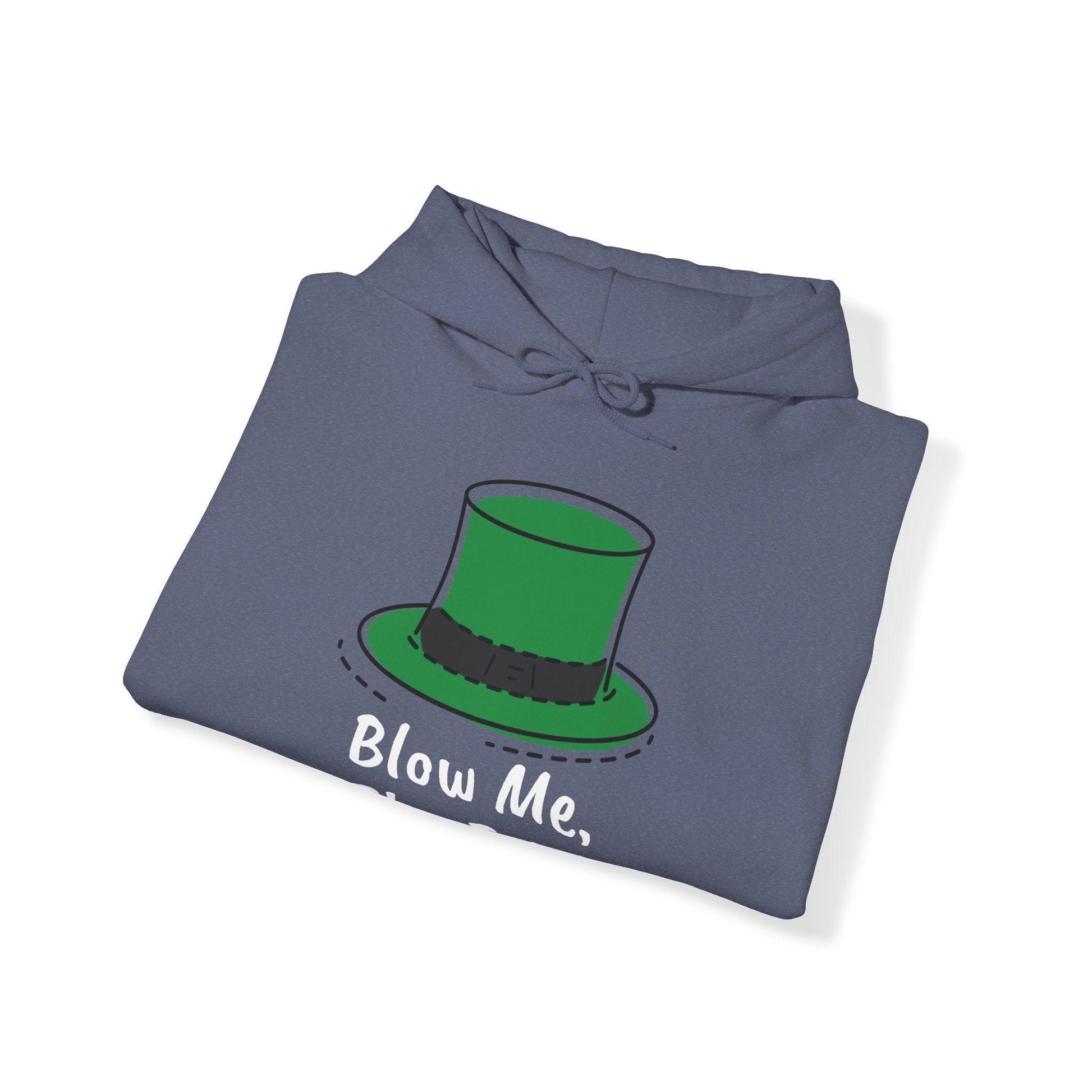 Blow Me, I'm Irish St. Patrick's Day Unisex Heavy Blend™ Hooded Sweatshirt - Lizard Vigilante