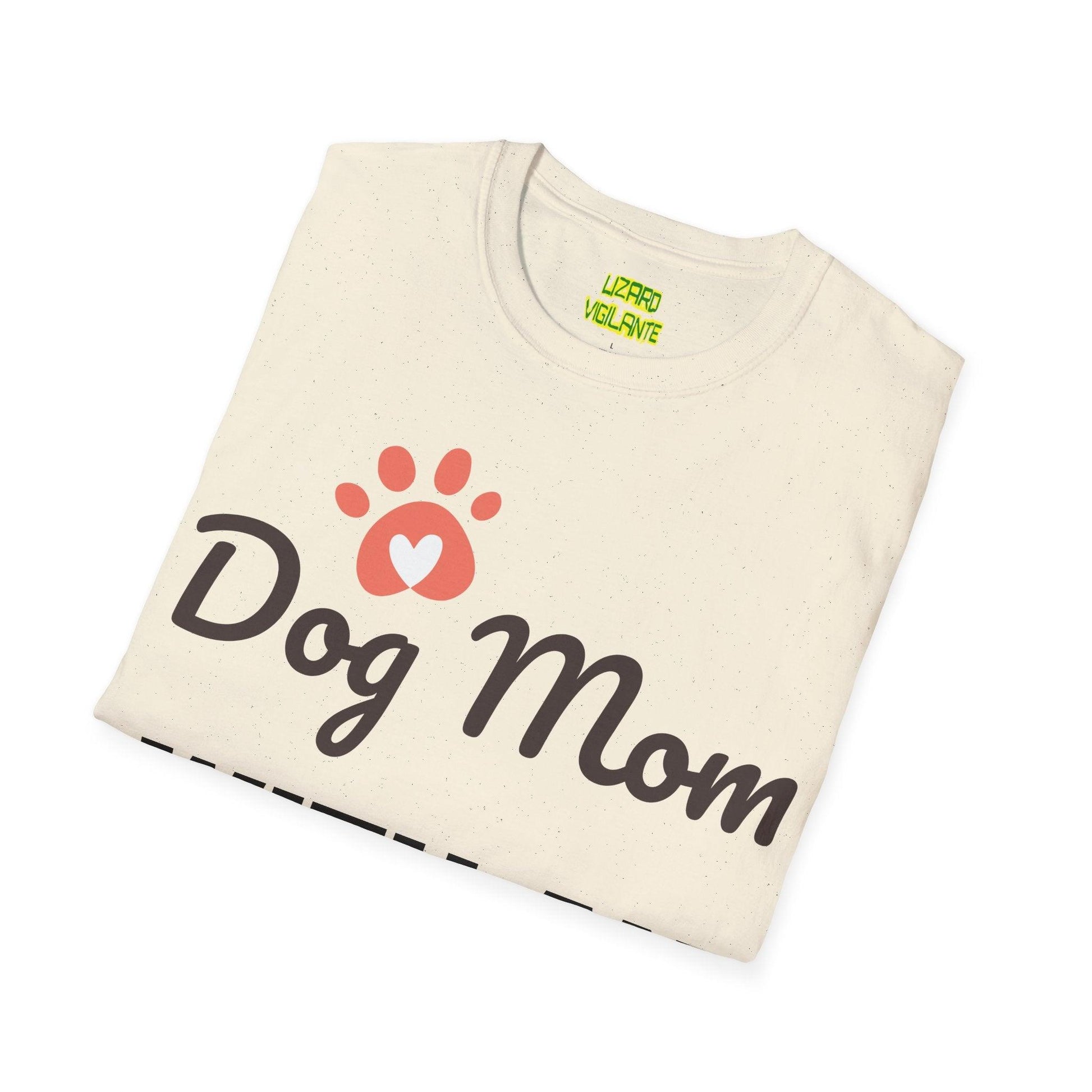 Dog Mom WITH AN ATTITUDE Unisex Softstyle T-Shirt - Lizard Vigilante