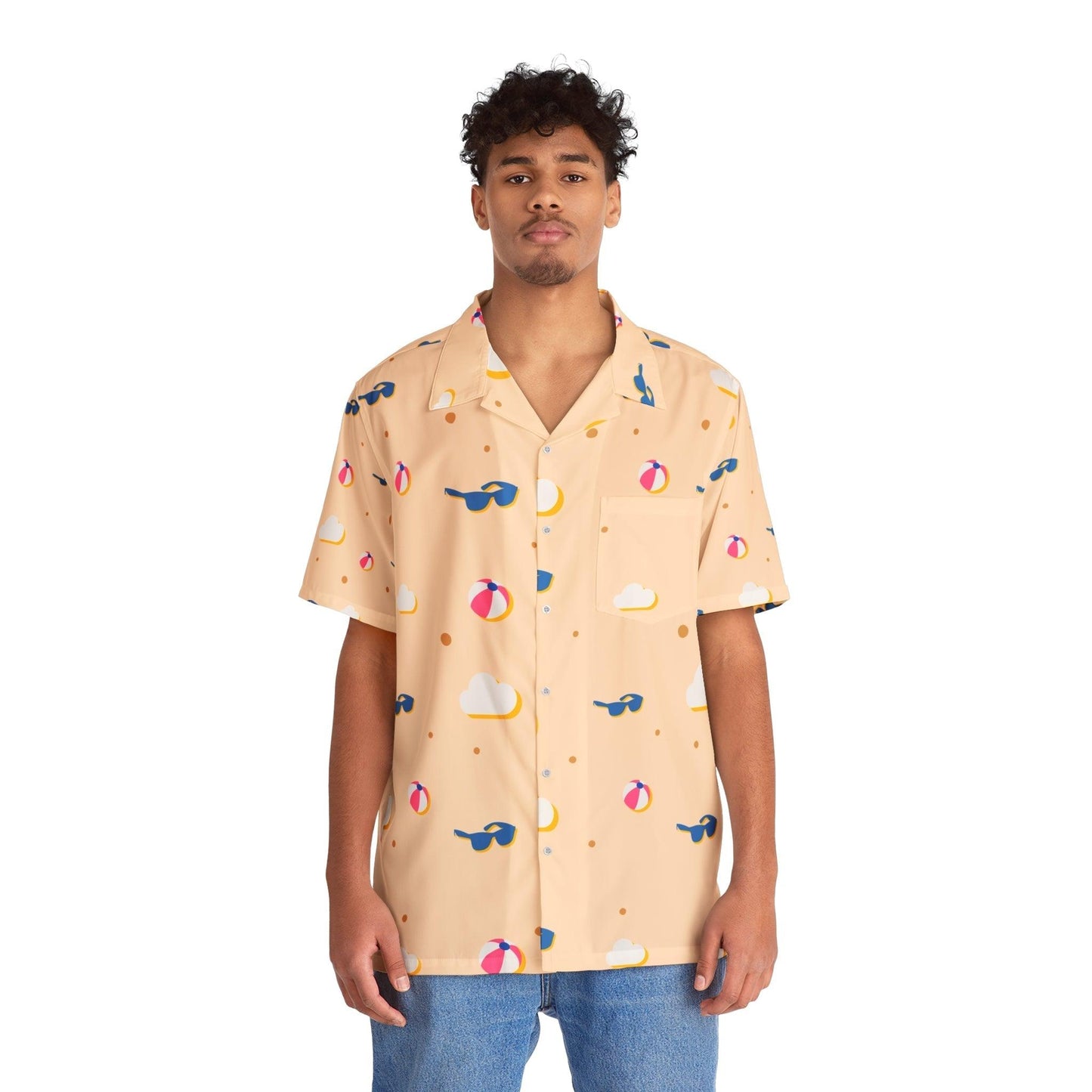 Men's Hawaiian Beach Shirt - Lizard Vigilante