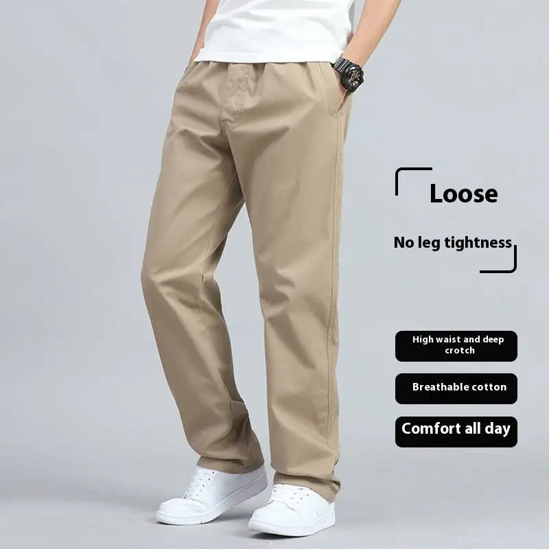 Overalls Men's Pure Cotton Casual Pants