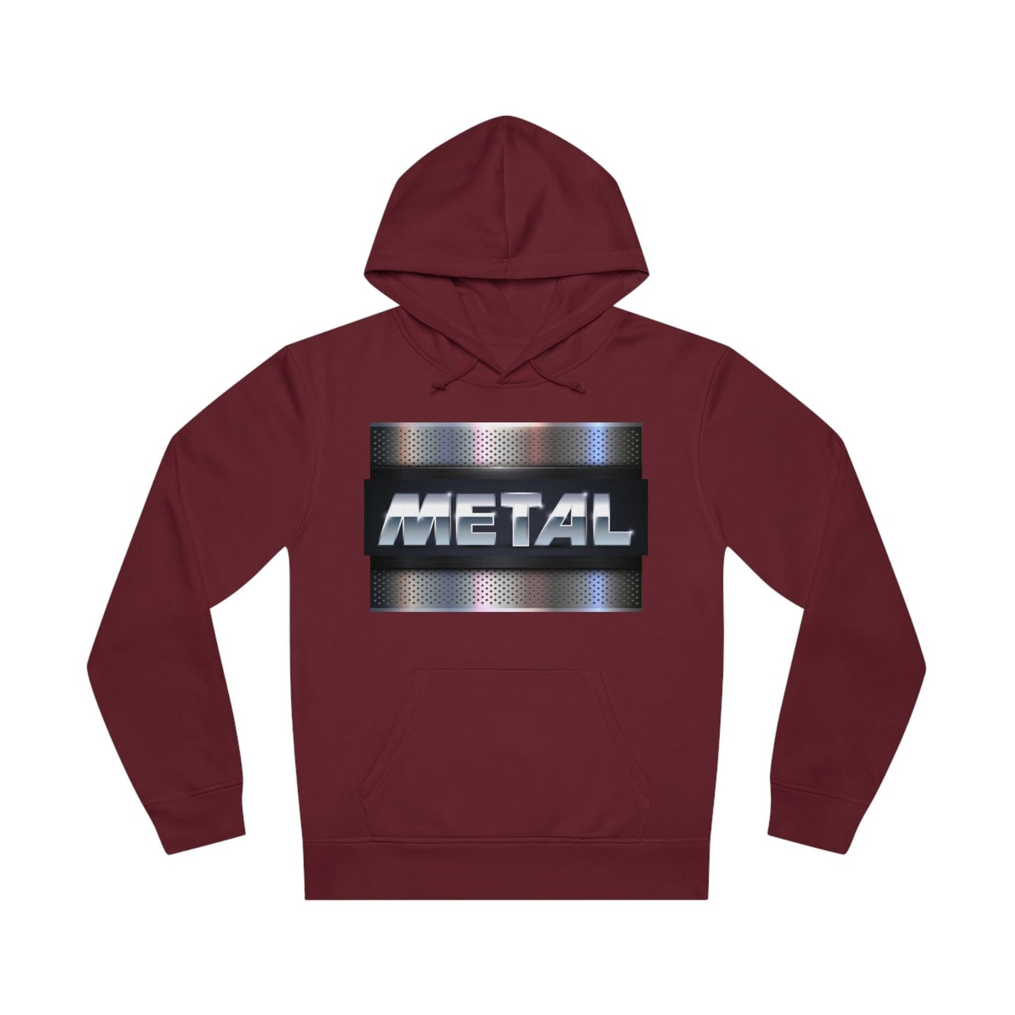 Metal Plate Unisex Drummer Hoodie - Lizard Vigilante