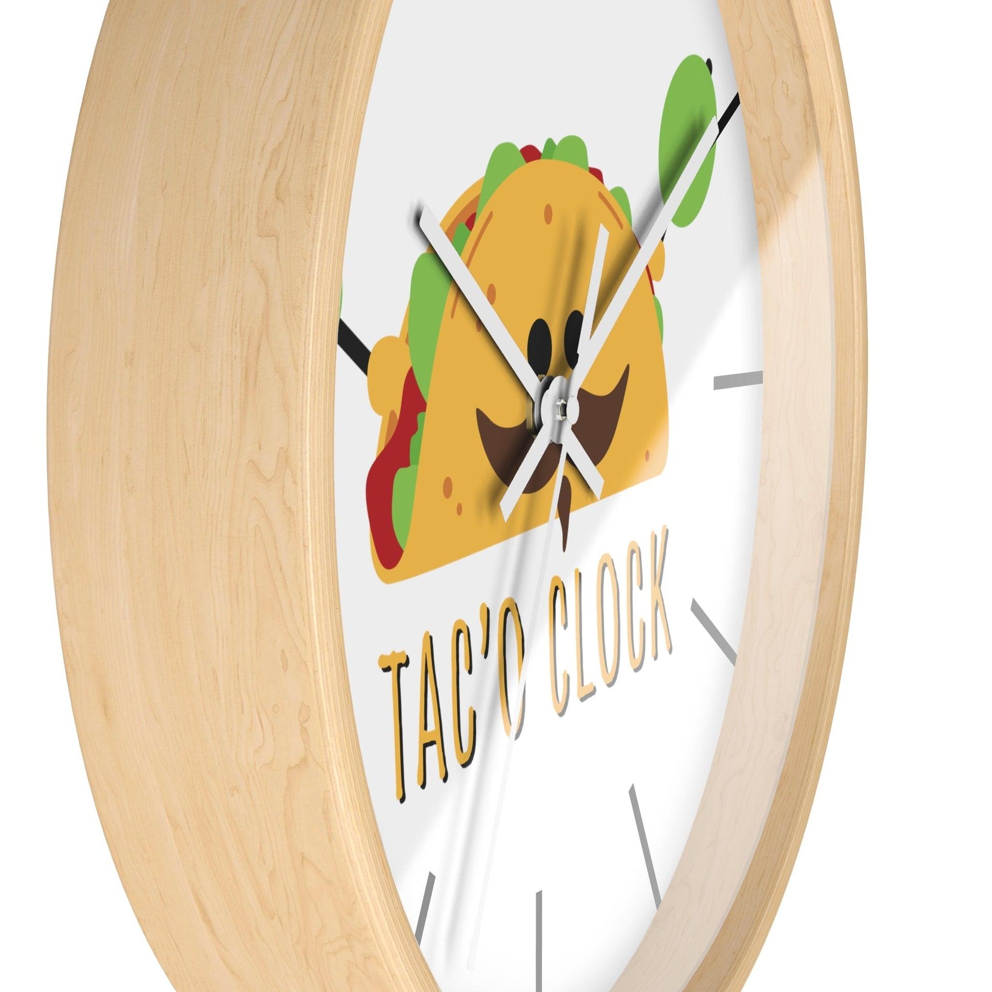 Tac'o Clock Wall Clock - Lizard Vigilante