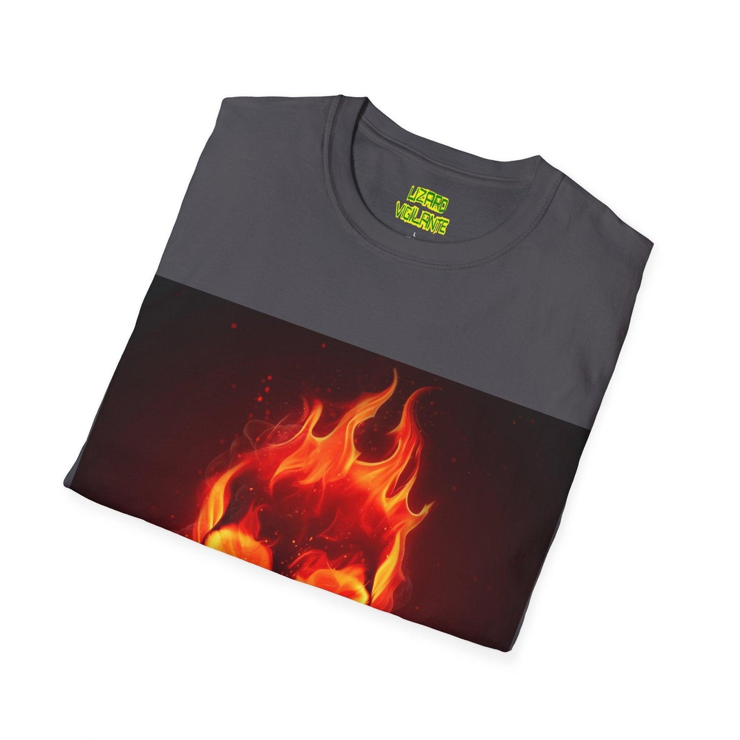 Flamehead Unisex Softstyle T-Shirt - Lizard Vigilante