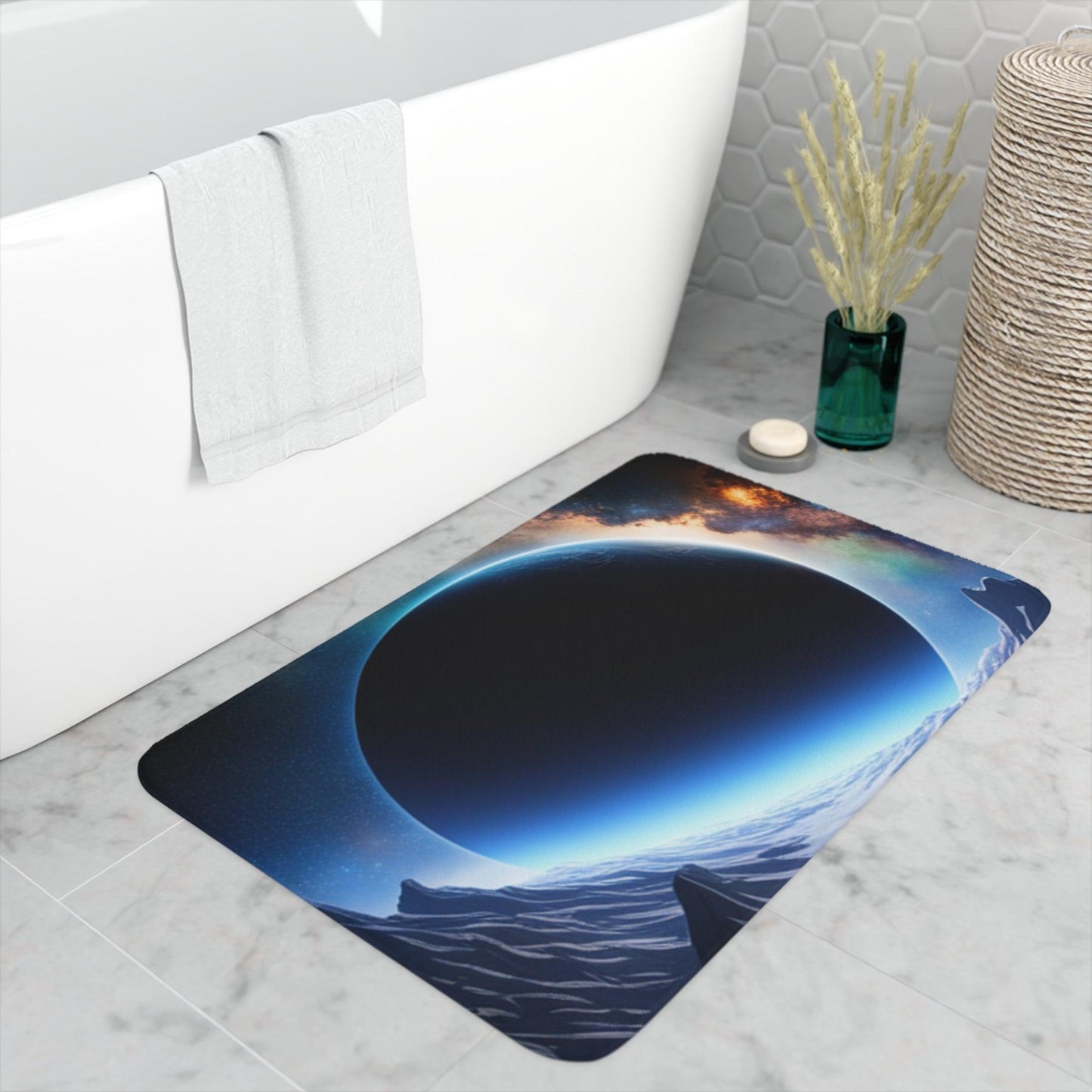 Eclipser Memory Foam Bath Mat - Lizard Vigilante