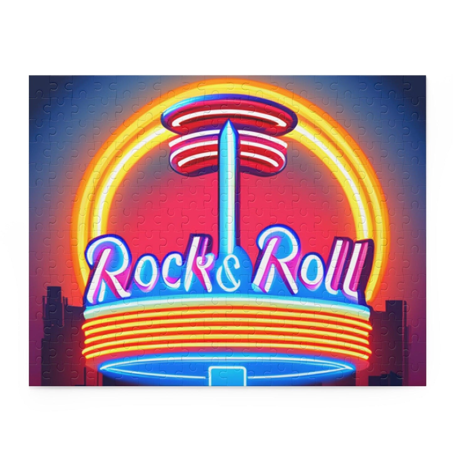 Rock & Roll Diner Puzzle (120, 252, 500-Piece) - Lizard Vigilante