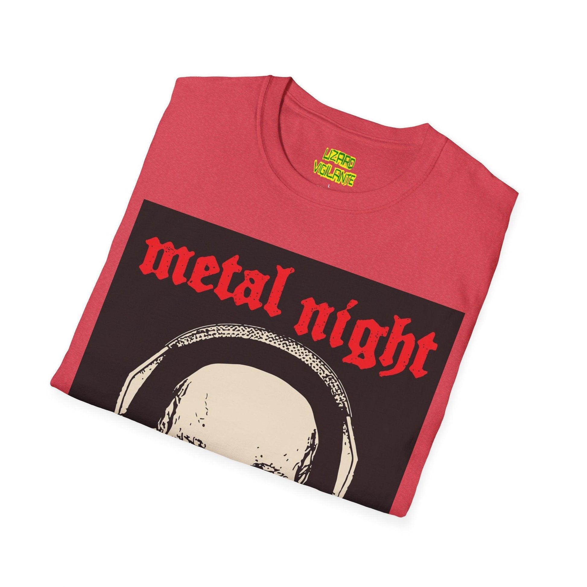 METAL NIGHT Unisex Softstyle T-Shirt - Lizard Vigilante