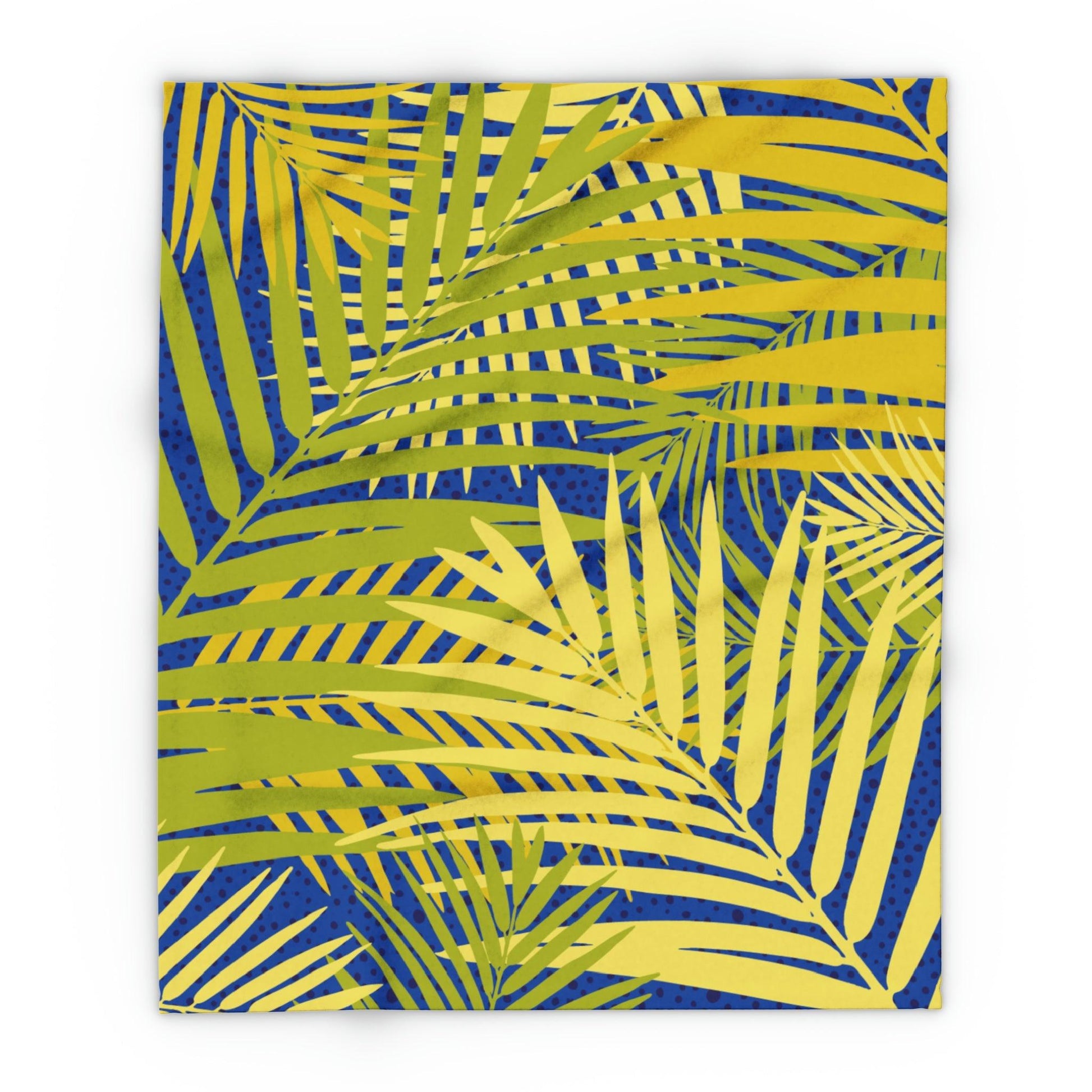 Tropical Arctic Fleece Blanket - Lizard Vigilante