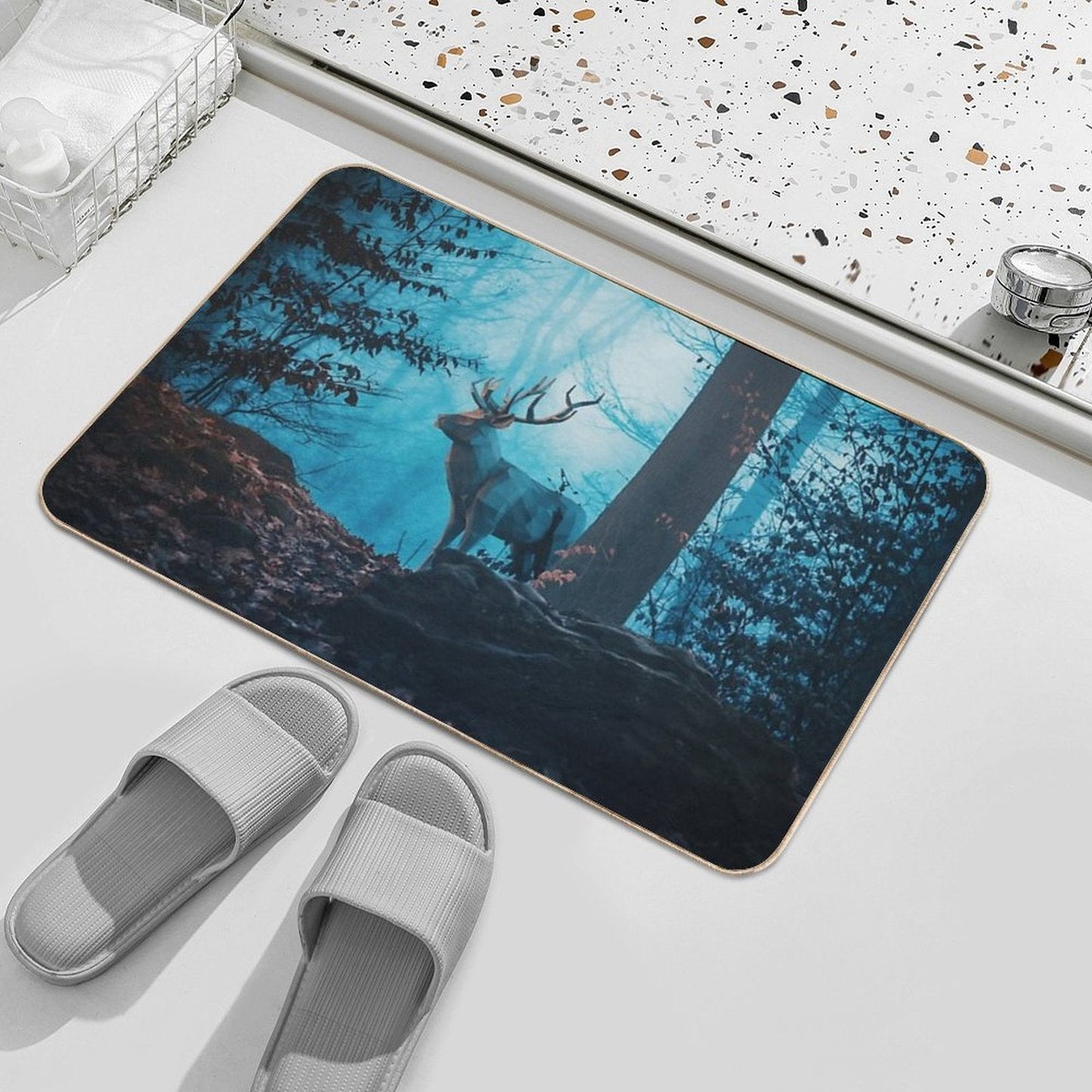 Blue Forest  Multi-Purpose Bath Mat